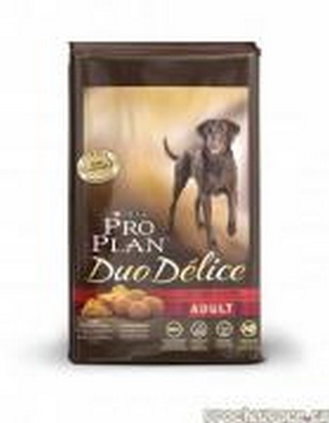 Purina Pro Plan Dog Adult Duo Délice Beef s hovězím masem 10 kg